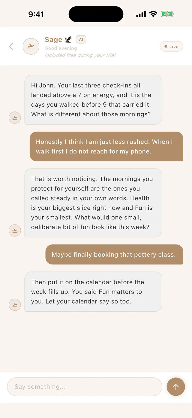 The Flight Attendant chat